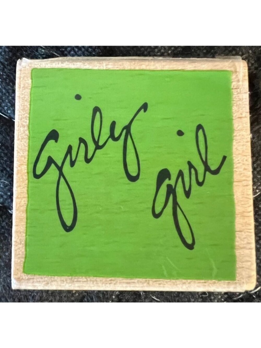 VAP! Girly Girl Rubber Stamp For Crafting & Scrapbooking